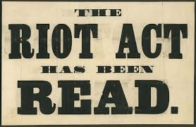 1 the riot act