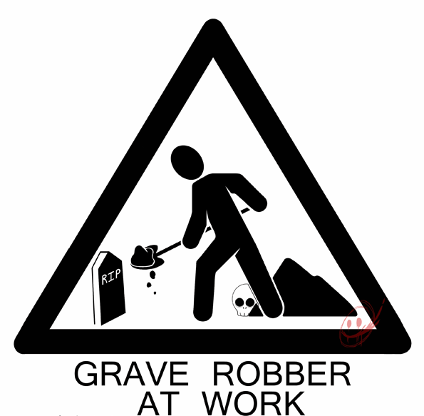 grave robbers at work