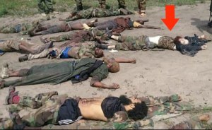 thomas evans body with arrow