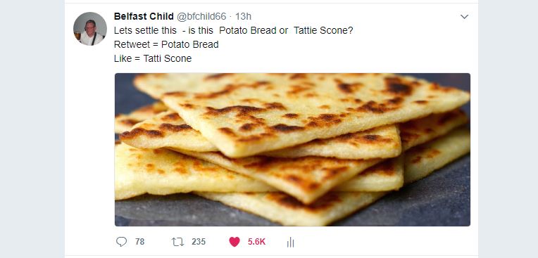 potata bread or tattie scone