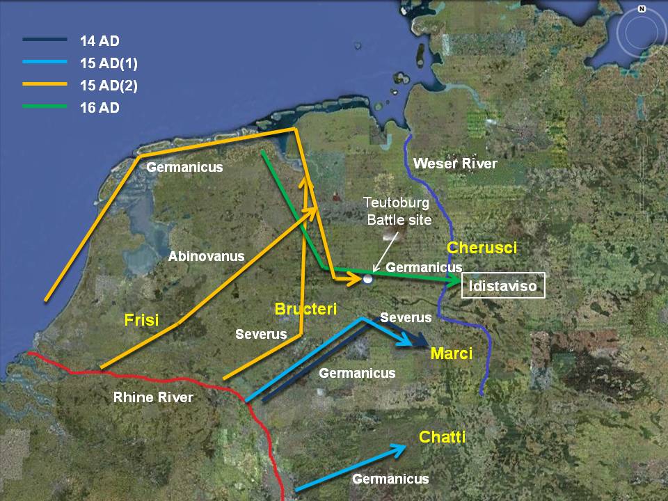 Image result for Germanicus' campaign,