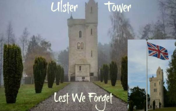 ulster tower with text